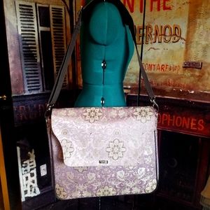 Abbi NY Silk Laptop messenger bag